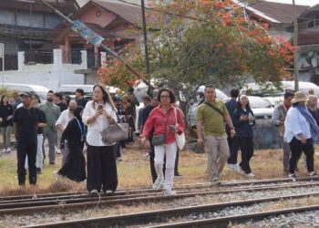 Delegasi 15 Negara Kunjungi Stasiun Padang Panjang, Bagian dari Warisan Dunia Ombilin