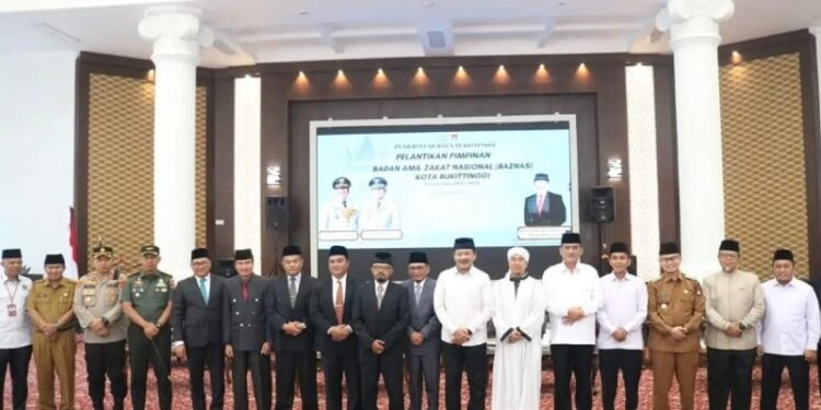 Lima Pimpinan BAZNAS Kota Bukittinggi Dilantik