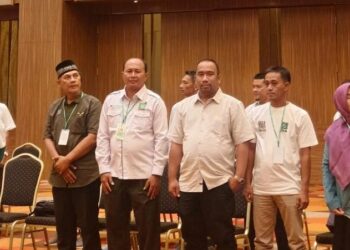 Anggota DPRD Dharmasraya Sugiono Hadiri Rakor, Pelantikan LKP dan Peringatan Harlah PKB Sumbar