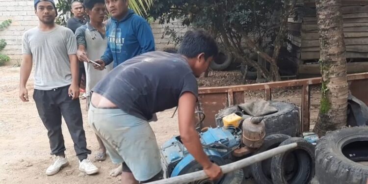Masyarakat Abai Siat Amankan Tiga Pelaku PETI, Sungai Batang Nobuan Tercemar