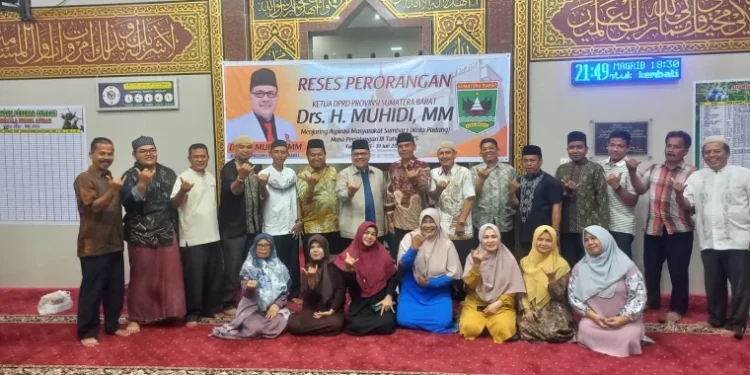 Reses Ketua DPRD Sumbar, Warga Keluhkan Kondisi Jalan Bandar Buat ke Koto Luar