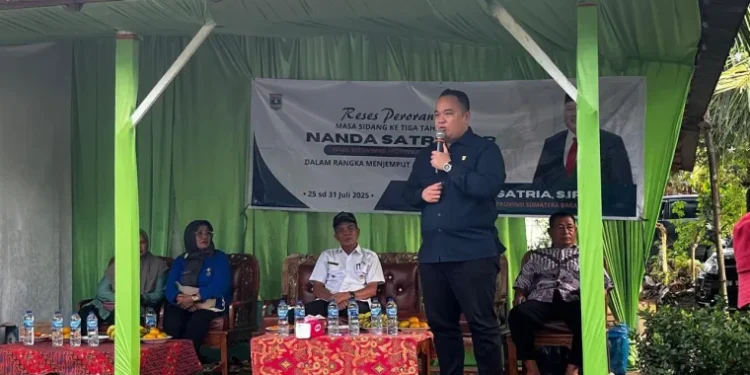 Reses Nanda Satria di Tanjung Pulai, Warga Minta Perbaikan Jalan