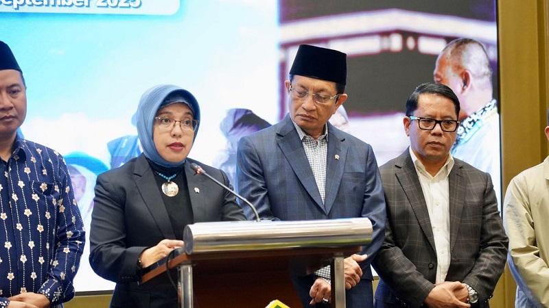 Publikasi Survei Kepuasan Jemaah Haji Indonesia 1446 H/2025 M di Jakarta, Rabu (10/9/2025). (Foto: Ist)