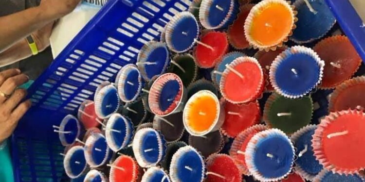 Inovasi Lilin Aromaterapi dari Minyak Jelantah, Usaha Kurangi Limbah di Agam