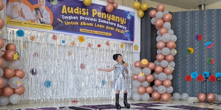 Padang Panjang Gelar Audisi Lagu Anak PAUD Tingkat Sumbar, 10 Finalis Masuk Dapur Rekaman