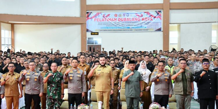Kegiatan Pelatihan calon dubalang Kota Padang.[foto : ist]