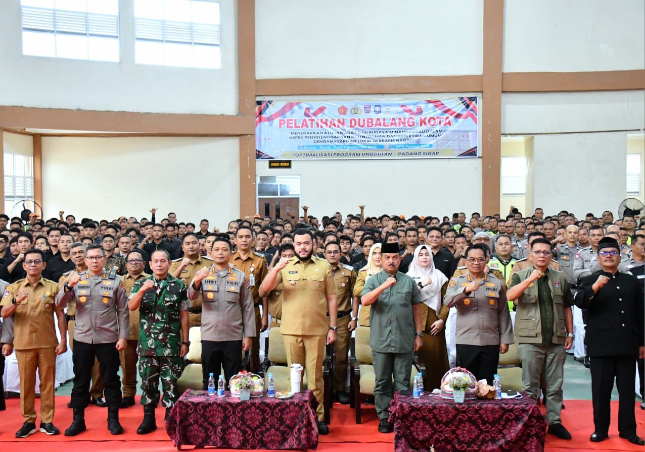 Kegiatan Pelatihan calon dubalang Kota Padang.[foto : ist]