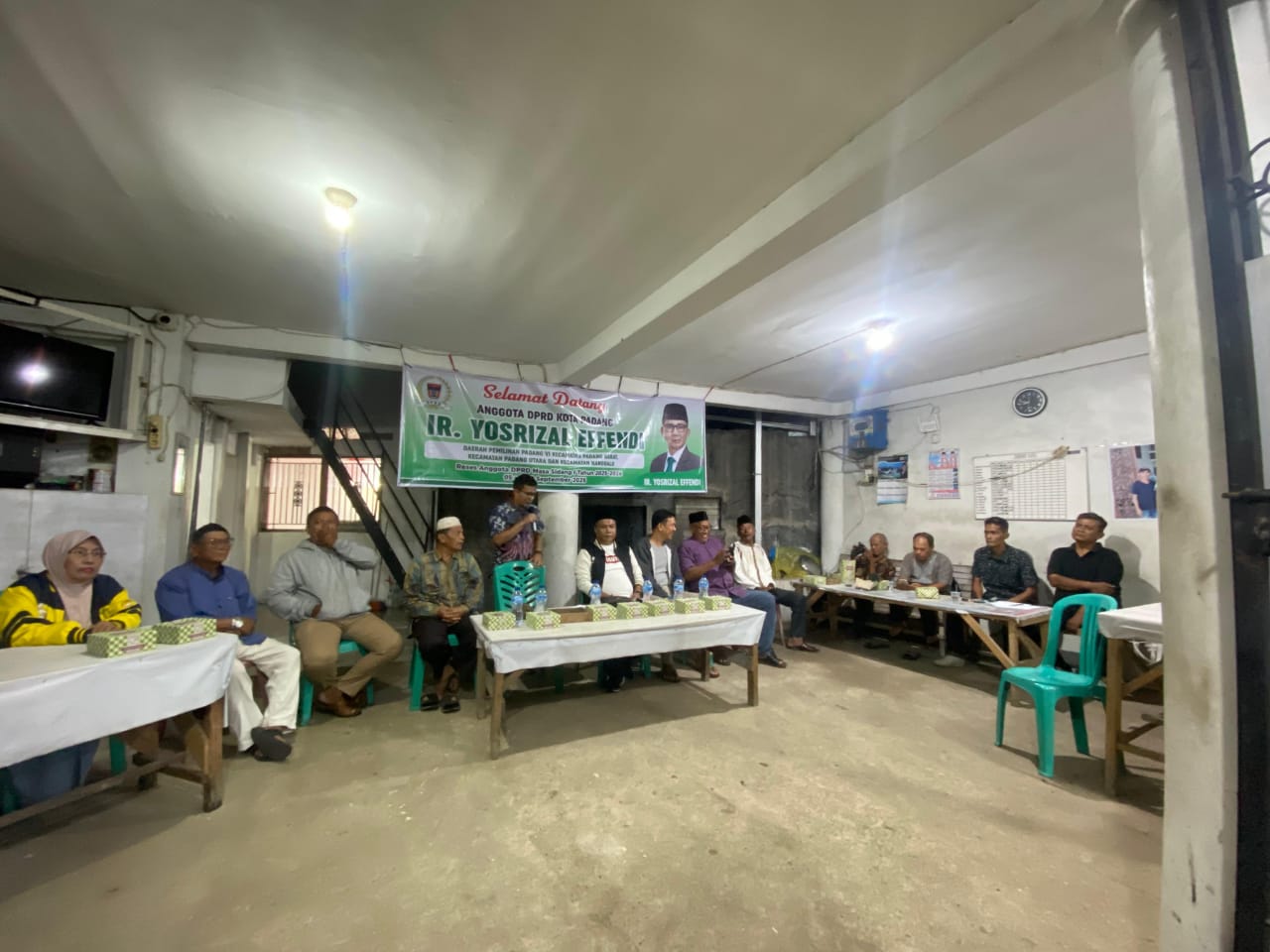 Reses anggota DPRD Padang, fraksi PKB, Yosrizal Effendi.[foto : ist]