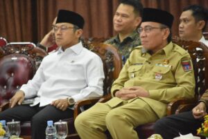Wakil walikota Padang Maigus Nasir hadiri kuliah umum di Universitas Muhammadiyah Sumbar, Senin (23/9). (Foto:Ist)