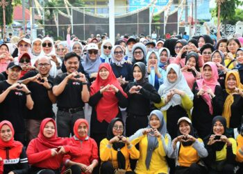 Peringatan WHD dikantor gubernur provinsi sumatera barat diminati masyarakat, Minggu (28/9). (Foto: Ist)