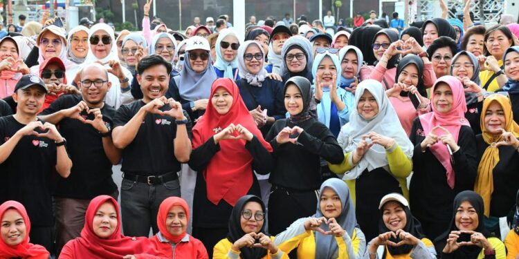 Peringatan WHD dikantor gubernur provinsi sumatera barat diminati masyarakat, Minggu (28/9). (Foto: Ist)