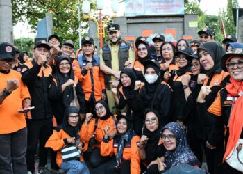 Walikota Padang Fadly Amran hadiri peringatan HKB di Monumen Gempa Padang, Selasa (30/9). (Foto: Ist)