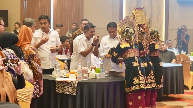 Bupati Solok hadiri pembukaan Lomba Cerdas Cermat (LCC) Empat Pilar MPR RI Tingkat Provinsi Sumbar, Minggu (28/09/2025). (Foto: Ist)