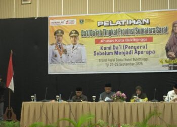 Wakil Wali Kota Bukittinggi Hadiri Pelatihan Da’i, Dukung Dakwah Lewat Program Surau Gemilang