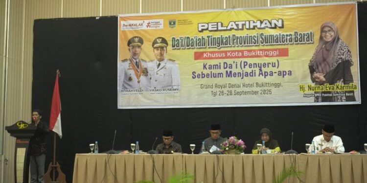 Wakil Wali Kota Bukittinggi Hadiri Pelatihan Da’i, Dukung Dakwah Lewat Program Surau Gemilang