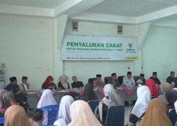 Baznas Bukittinggi Salurkan Rp60 Juta Zakat, Pemko Dorong Transparansi dan Tepat Sasaran