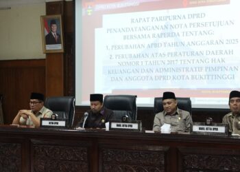 Ranperda Perubahan APBD 2025 Disahkan, Pemko Bukittinggi Siap Jalankan Program Prioritas