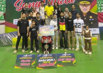 Taekwondoin UPTD KBOR – SMAN 4 Sumbar Raih Juara Umum