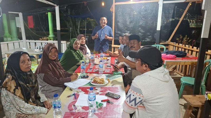Suasana Jumpa Pers bersama pengurus MBG dan mintra kerja yayasan. ( Foto/Roni Aprianto)