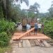 Sumber Anggaran Alhamdulillah, Jembatan Kayu Jorong Lagan Dharmasraya pun Rampung