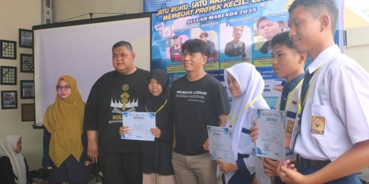 Rumah Baca Marenda Gelar Pelatihan Literasi: Satu Buku, Satu Aksi