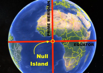 Apa yang Ada di Lintang dan Bujur 0,0 Derajat?