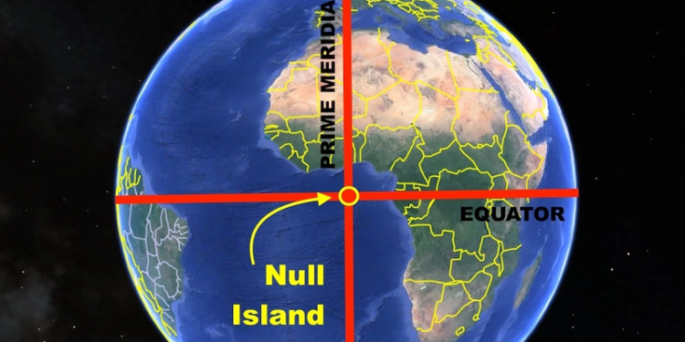 Apa yang Ada di Lintang dan Bujur 0,0 Derajat?