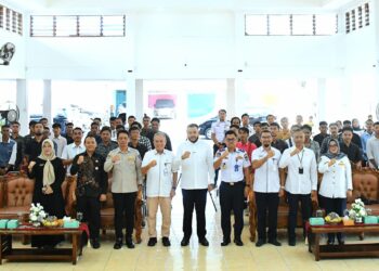 Kegiatan pembekalan yang diselenggarakan Balai Teknik Perkeretaapian Kelas II Padang ini, dilaksanakan di Palanta Kediaman Resmi Wali Kota Padang, Jumat (31/10).(Foto:Ist)