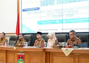 Pemko Bukittinggi Gelar Rapat Koordinasi Tim Percepatan Penurunan Stunting
