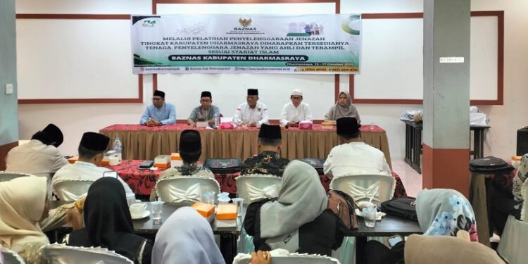 182 Peserta Ikuti Pelatihan Penyelenggaraan Jenazah yang Digelar Baznas Dharmasraya