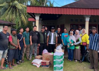 DPW PKB Sumbar dan DKW Panji Bangsa Gerak Cepat Salurkan Sembako di Padang Pariaman