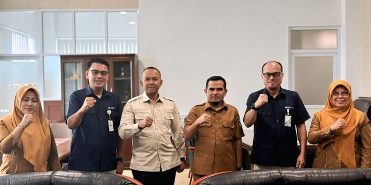 Wakil Bupati Solok Terima Kepala BPJS Ketenagakerjaan yang Baru