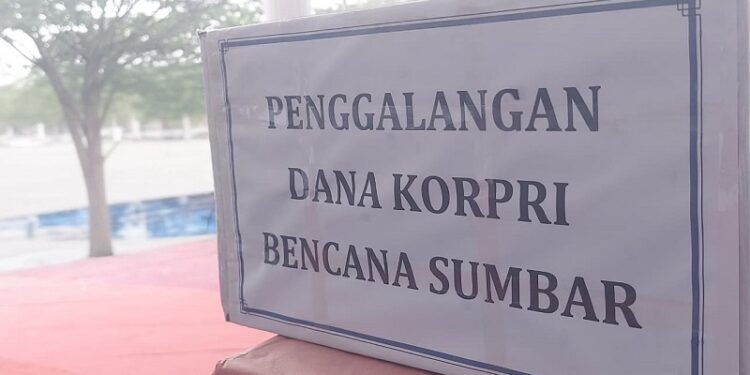 Donasi Korpri Bukittinggi untuk Korban Bencana Sumbar, Pegawai Kumpulkan Bantuan Kemanusiaan
