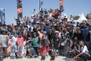 Wali Kota Padang Fadly Amran secara resmi, membuka event Padang Skateland 2025, yang digelar di Lapangan Skatepark Padang, Jalan Samudera, kawasan Pantai Padang, Sabtu (1/11).(Foto:Ist)