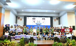 Ajang Piala Wali Kota Esports Series 2 Tahun 2025 resmi ditutup Wakil Wali Kota Padang Maigus Nasir, di Gedung Bagindo Aziz Chan Youth Center, Sabtu (1/11) malam.(Foto:Ist)