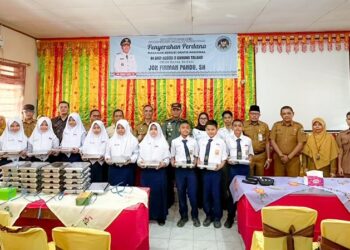 Program MBG di SMP Negeri 2 Gunung Talang Kabupaten Solok Tingkatkan Gizi Anak