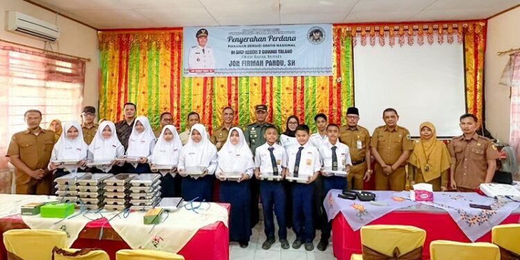 Program MBG di SMP Negeri 2 Gunung Talang Kabupaten Solok Tingkatkan Gizi Anak