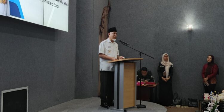 Gubernur Sumbar, Mahyeldi.[foto : ist]