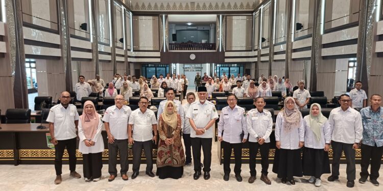 Rapat Koordinasi Data Indeks Desa Provinsi Sumatera Barat Tahun Anggaran 2025 di Aula Kantor Gubernur.[foto : ist]