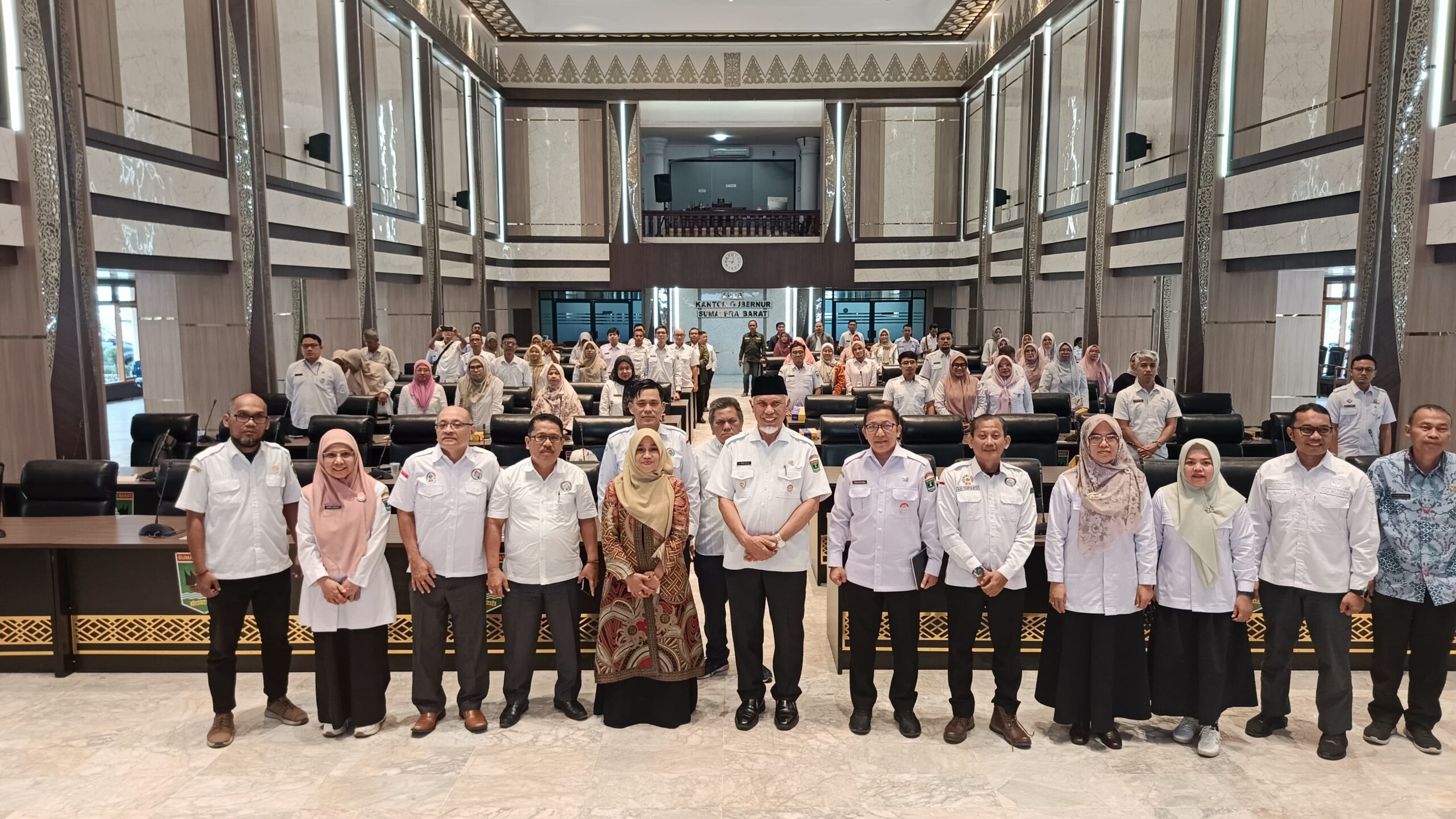 Rapat Koordinasi Data Indeks Desa Provinsi Sumatera Barat Tahun Anggaran 2025 di Aula Kantor Gubernur.[foto : ist]