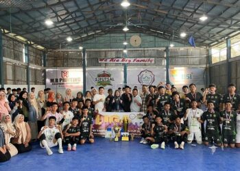 Liga Futsal STITNU Sakinah Dharmasraya Resmi Ditutup Wabup Leli Arni, SMAN 1 Sungai Rumbai Raih Juara I