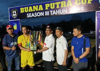 Saga FC Raih Gelar Juara Buana Putra Cup Season III 2025 Dharmasraya