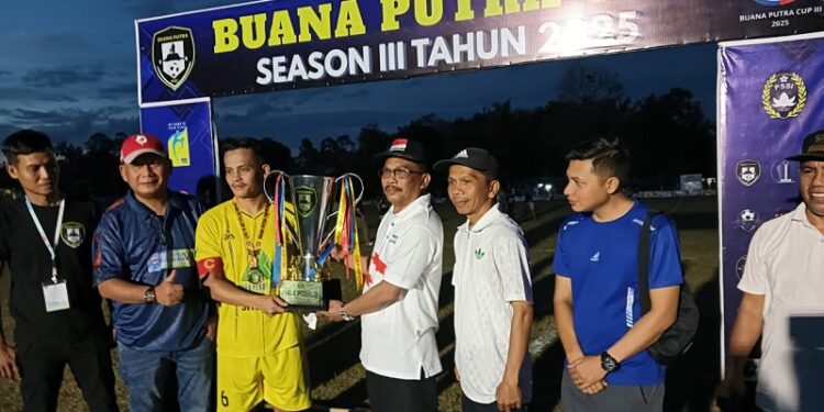 Saga FC Raih Gelar Juara Buana Putra Cup Season III 2025 Dharmasraya