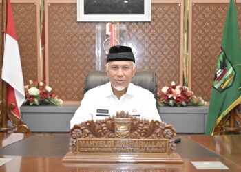 Gubernur Sumbar, Mahyeldi.[foto : ist]