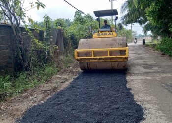 Sinergi Membangun Nagari, PT AWB Tuntaskan Perbaikan Jalan dan Pembangunan Beronjong di Dharmasraya