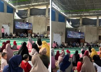 Wakil Ketua DPRD Kota Padang Jupri, melakukan kegiatan reses di Masjid AlKaffah Kelurahan Kampung Jua Kecamatan Lubeg, Minggu (4/1).(Foto:Ist)