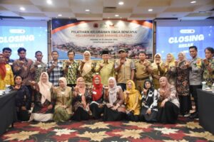 Wakil Wali Kota Padang Maigus Nasir secara resmi membuka, Pelatihan Kelurahan Siaga Bencana bagi Kelurahan Ulak Karang Selatan yang diinisiasi oleh Daulat Institute, di Pangeran Beach Hotel Padang, Senin (19/1).(Foto:Ist)