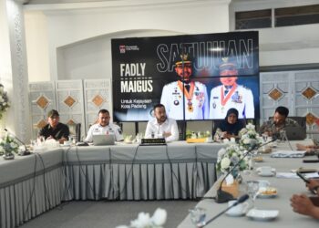 Pemerintah Kota (Pemko) Padang menggelar, pertemuan dengan Balai Penataan Bangunan Prasarana dan Kawasan (BPBPK) Sumatera Barat (Sumbar), di Gedung Putih Rumah Dinas Wali Kota Padang, Rabu (21/1).(Foto: Ist)