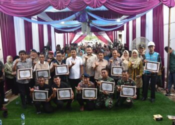 Sebanyak 100 Kepala Keluarga (KK) terdampak bencana hidrometeorologi di Kecamatan Pauh kini menempati Rumah Hunian Sementara (Huntara) Mandiri yang berlokasi di Kelurahan Kapalo Koto.(Foto: Ist)