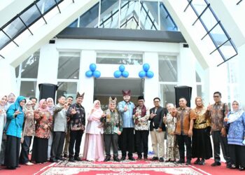 Gedung Layanan Perpustakaan Umum Daerah Kota Padang resmi beroperasi setelah diresmikan pada Kamis (12/2/2026).